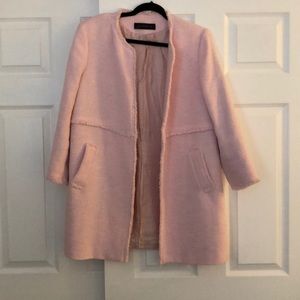 Zara Pink Tweed Jacket